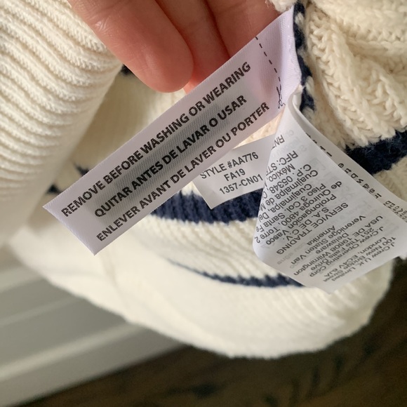 Thompson Pocket Pullover Sweater in Nautical Stripe - Picture 4 of 7